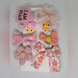 Kawaii Pink Hair Clips